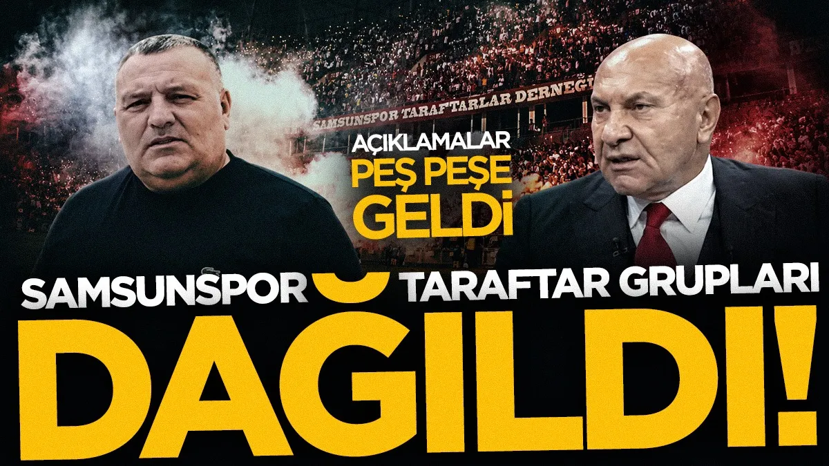 Samsunspor Taraftar Grupları dağıldı! Açıklamalar peş peşe geldi...