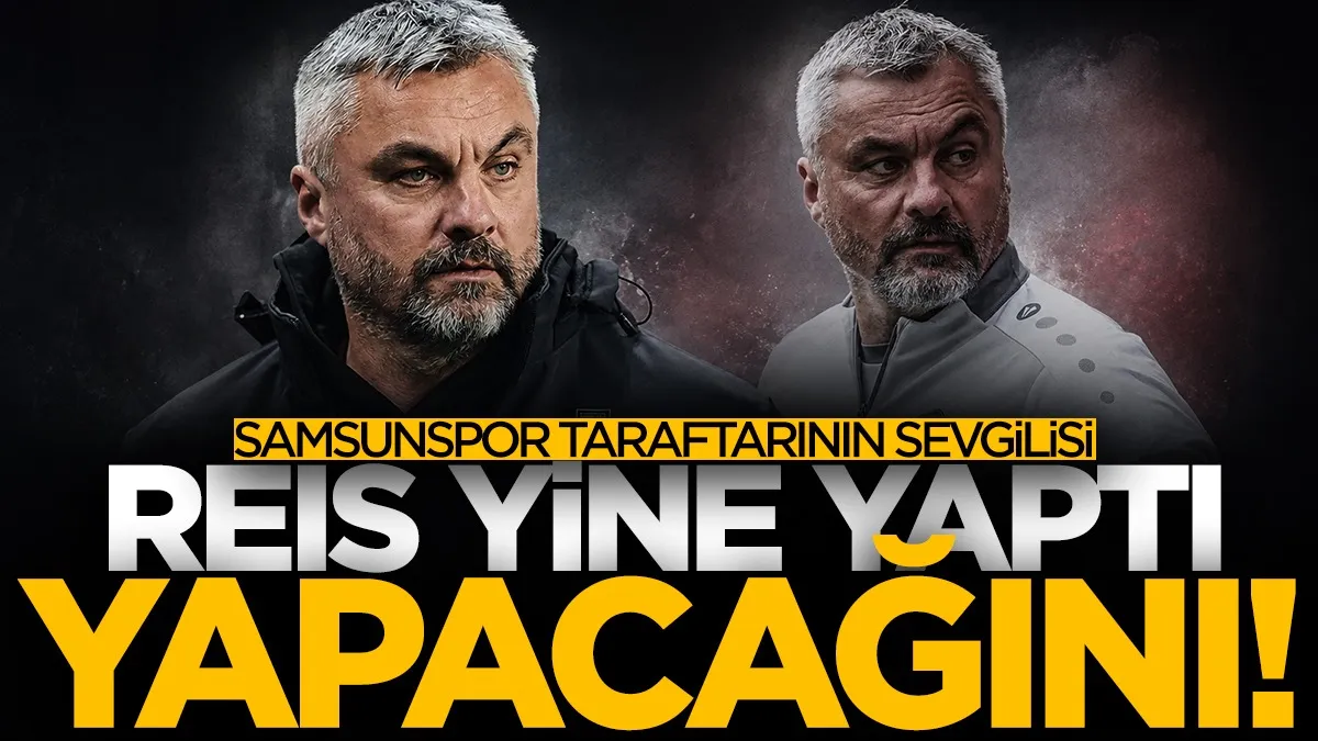 Samsunspor taraftarının sevgilisi Thomas Reis 5’te 5 yaptı!