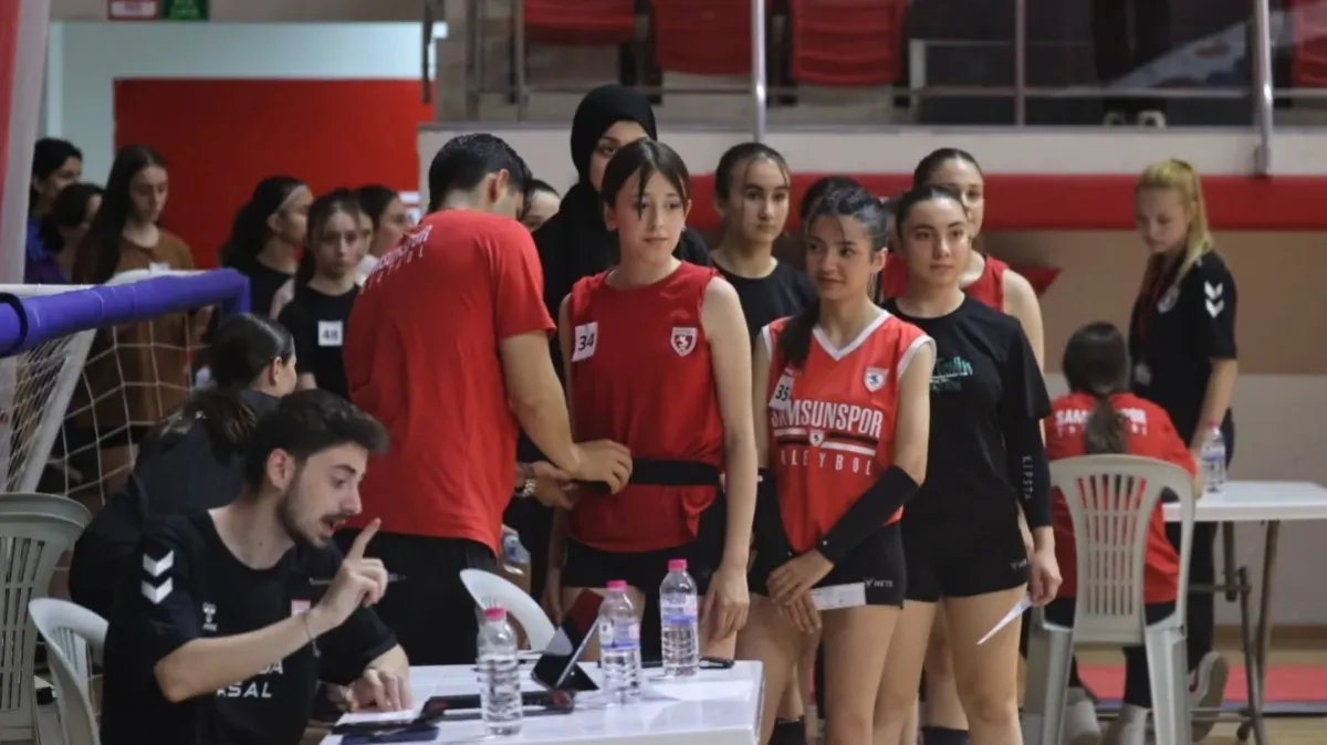 Samsunspor Voleybol Akademi seçmelerinde 550 genç yetenek yarıştı