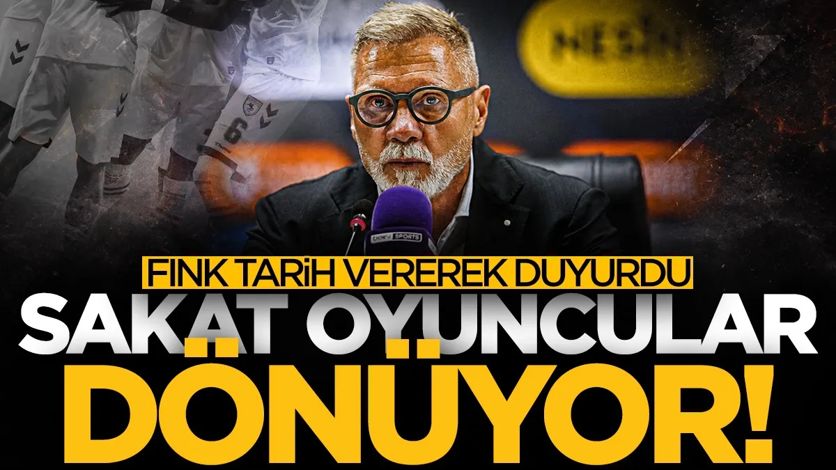 Samsunspor'da 5 oyuncu sakatlıktan dönüyor! Fink tarih vererek duyurdu...