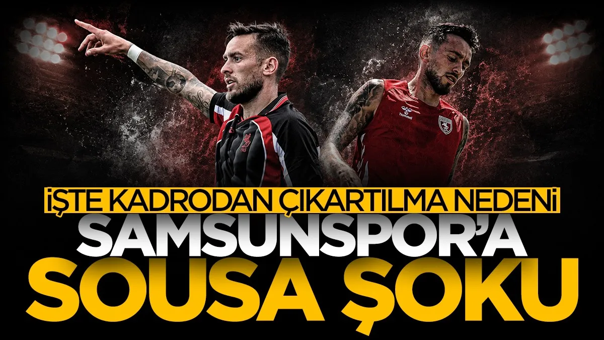 Samsunspor’da Afonso Sousa şoku! Göztepe maçında neden yok?