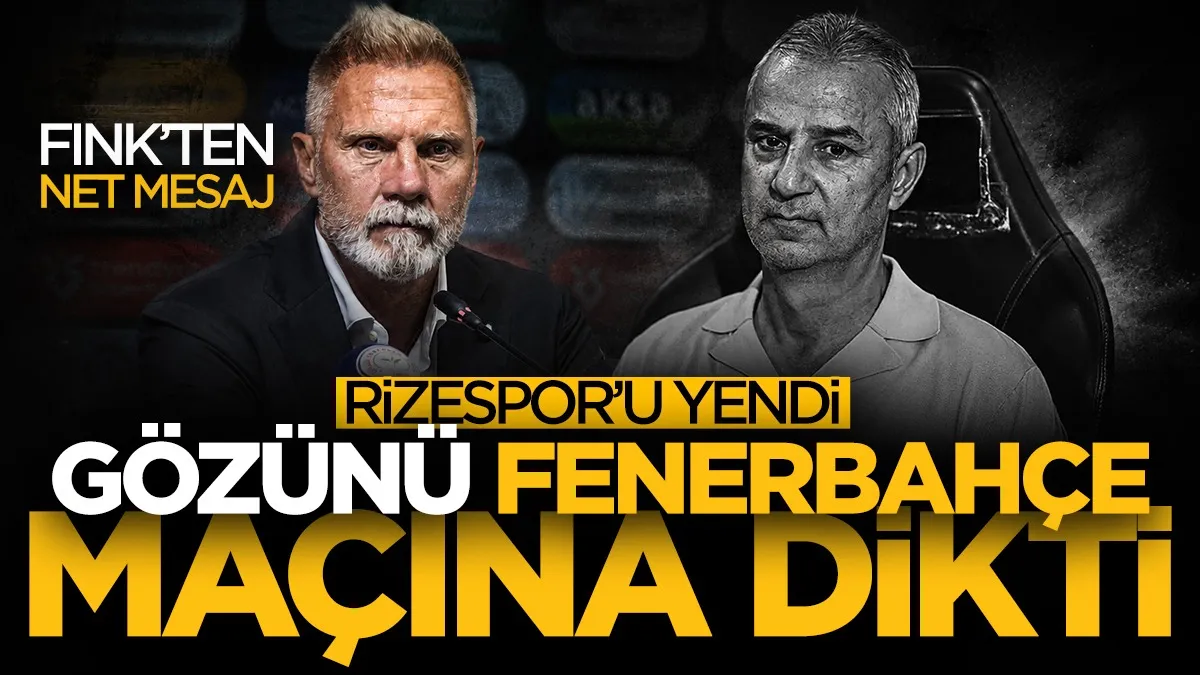 Samsunspor'da Fink’ten Fenerbahçe maçı öncesi net mesaj!