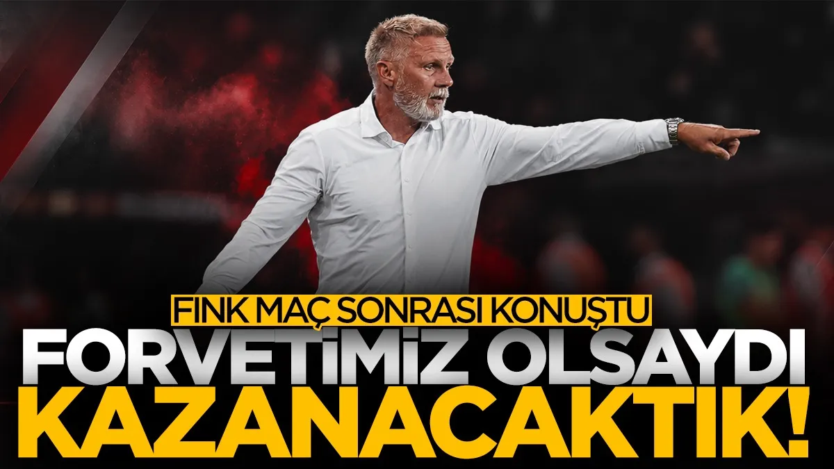 Samsunspor'da Fink’ten Kocaelispor maçı sonrası açıklama: “Forvetimiz olsaydı kazanacaktık”
