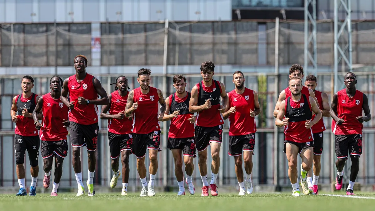 Samsunspor’da günün ilk antrenmanı tamamlandı