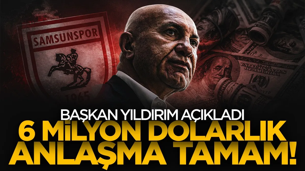 Samsunspor’da Holse ayrılığı: Başkan Yıldırım 6 milyon doları duyurdu
