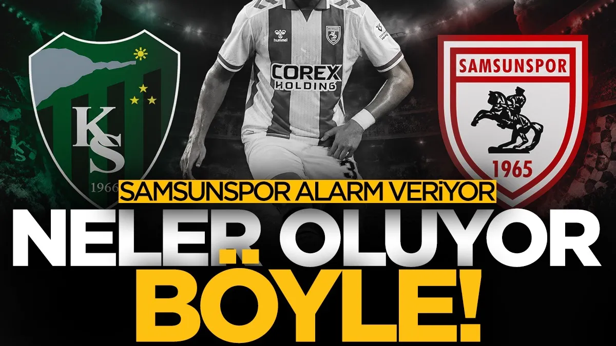 Samsunspor’da Kocaelispor maçı öncesi dikkat çeken tablo! 9 eksik
