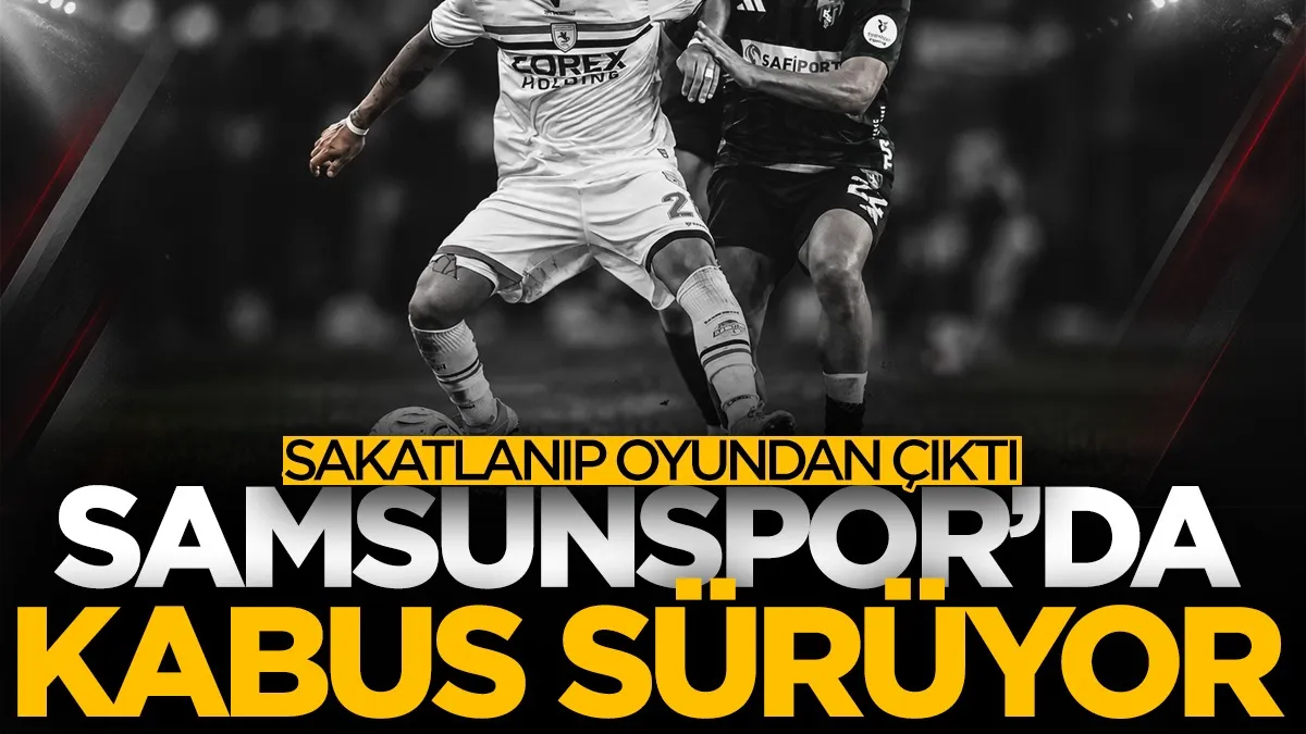 Samsunspor’da sakatlık şoku! Yalçın Kayan maça devam edemedi