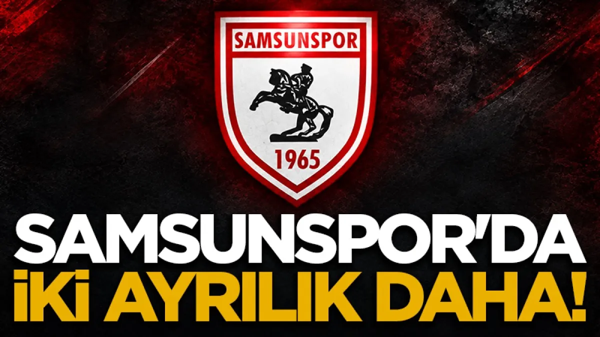 Samsunspor'da Sebastian Hahn ve Goran Kontic'e veda