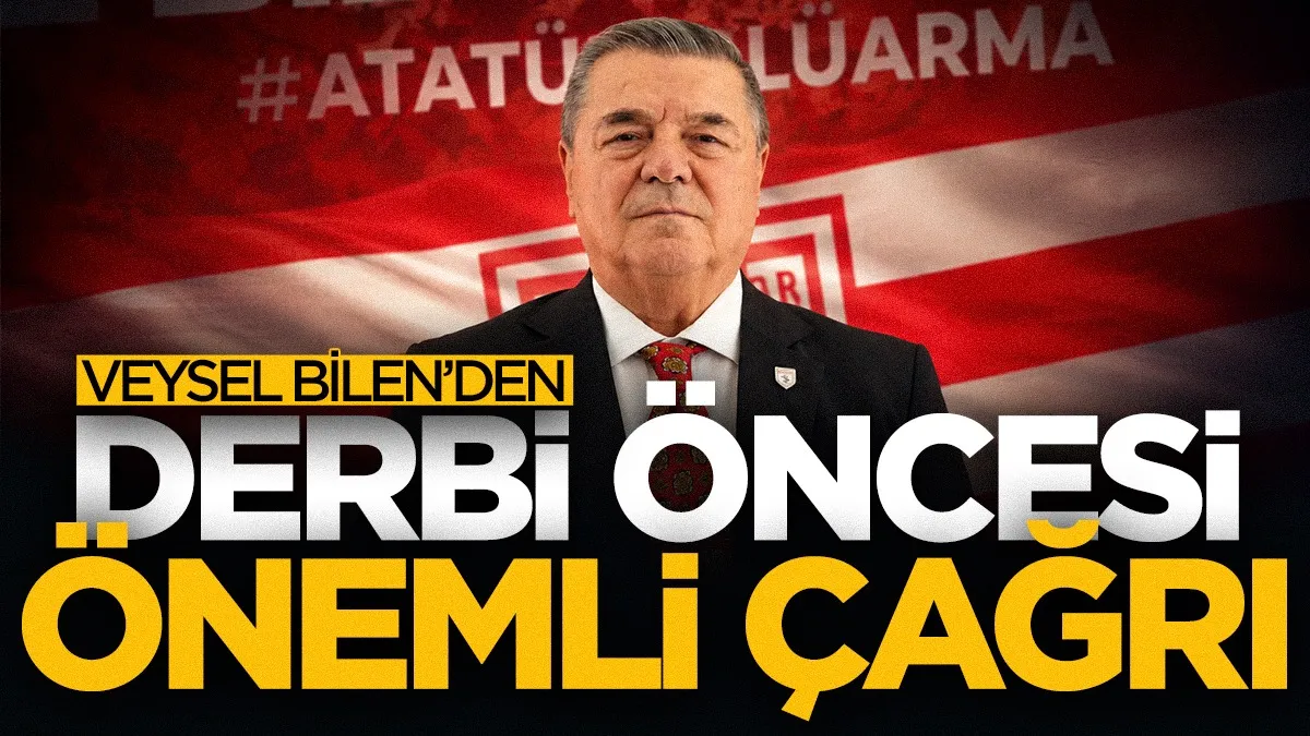 Samsunspor'da Veysel Bilen'den Trabzonspor derbisi öncesi birlik mesajı