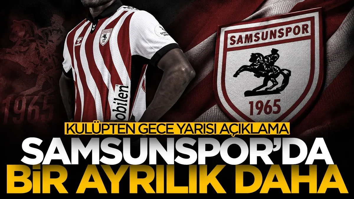 Samsunspor’dan bir ayrılık daha! Genç golcü Sivasspor’a kiralandı