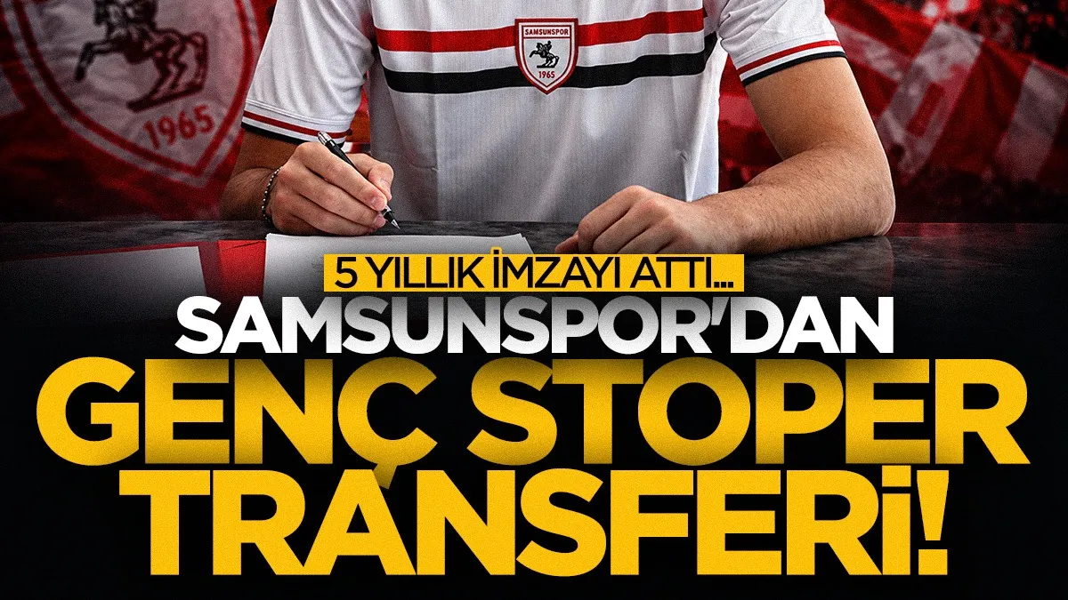 Samsunspor’dan genç stoper transferi: Emir Işık ile 5 yıllık sözleşme