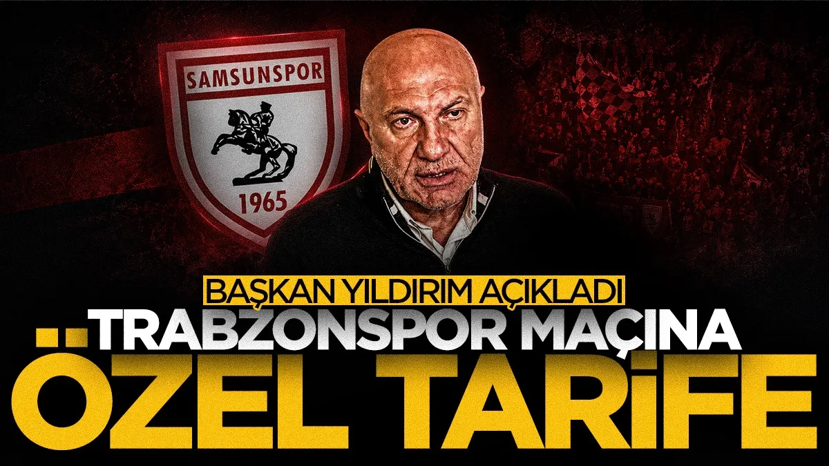 Samsunspor’dan Trabzonspor maçı öncesi büyük bilet hamlesi