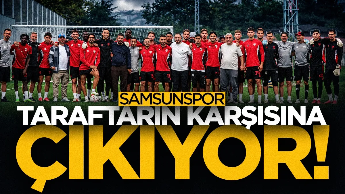 Samsunspor’dan Trabzonspor maçı öncesi taraftara açık antrenman kararı