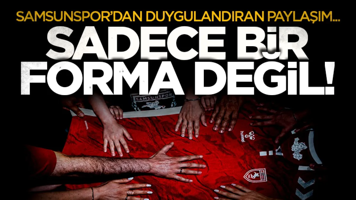 Samsunspor'dan yeni formayla anlamlı bağış