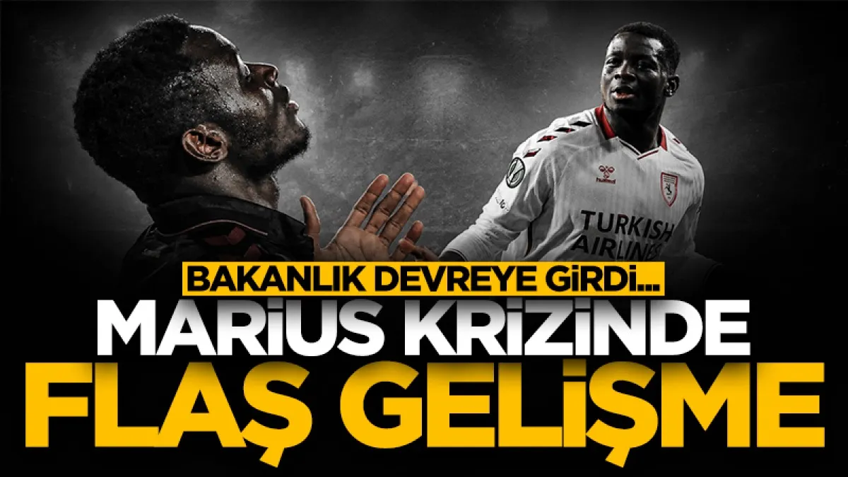 Samsunsporlu Marius Mouandilmadji krizinde flaş gelişme! Bakanlık devreye girdi...