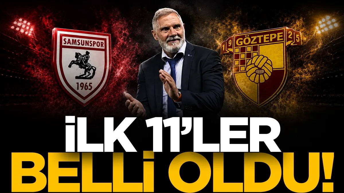 Samsunspor’un Göztepe karşısındaki ilk 11’i belli oldu