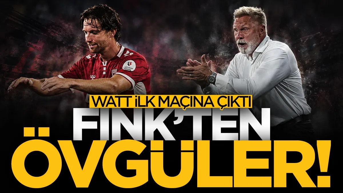 Samsunspor'un hocası Fink'ten Watt'a tam not: Çok önemli ve zeki bir oyuncu