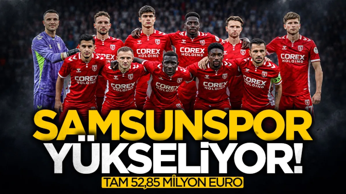 Samsunspor'un piyasa değeri güncellendi! Zirvenin yeni sahibi Erakovic