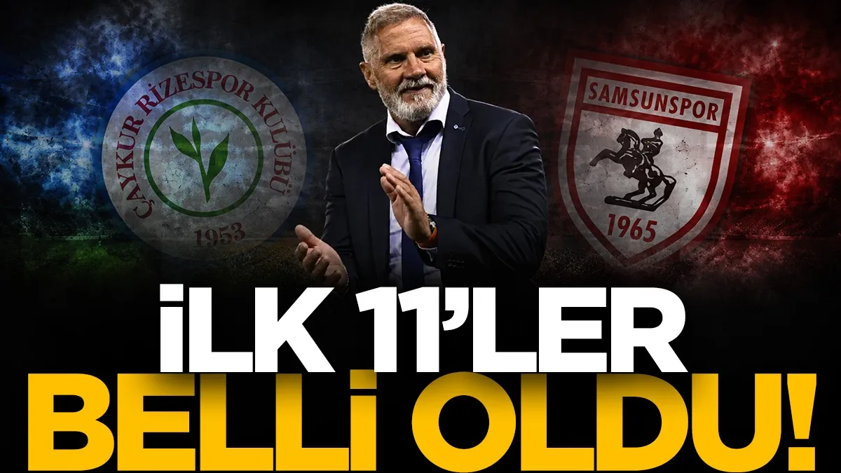 Samsunspor’un Rizespor karşısındaki ilk 11’i belli oldu!