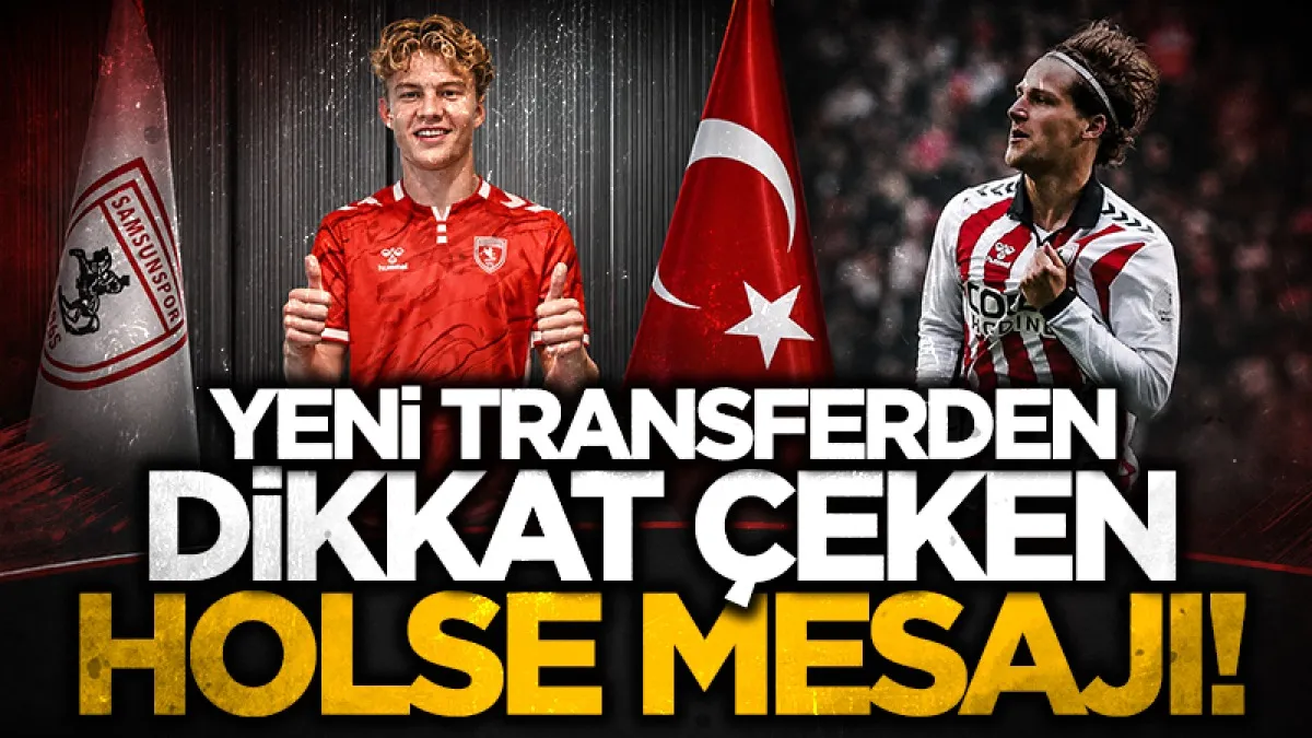 Samsunspor’un yeni transferi Oskar’dan iddialı mesaj: Yeni Holse değilim, kendi hikayemi yazmak istiyorum