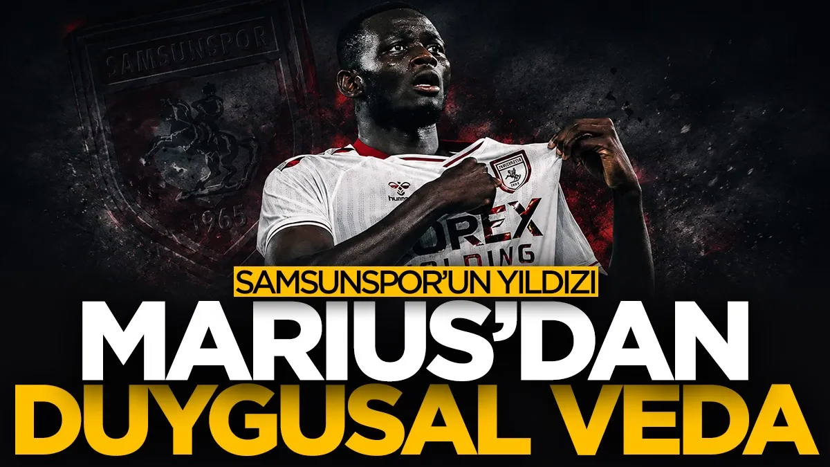 Samsunspor'un yıldızı Marius Mouandilmadji’den Carlo Holse’ye duygusal veda