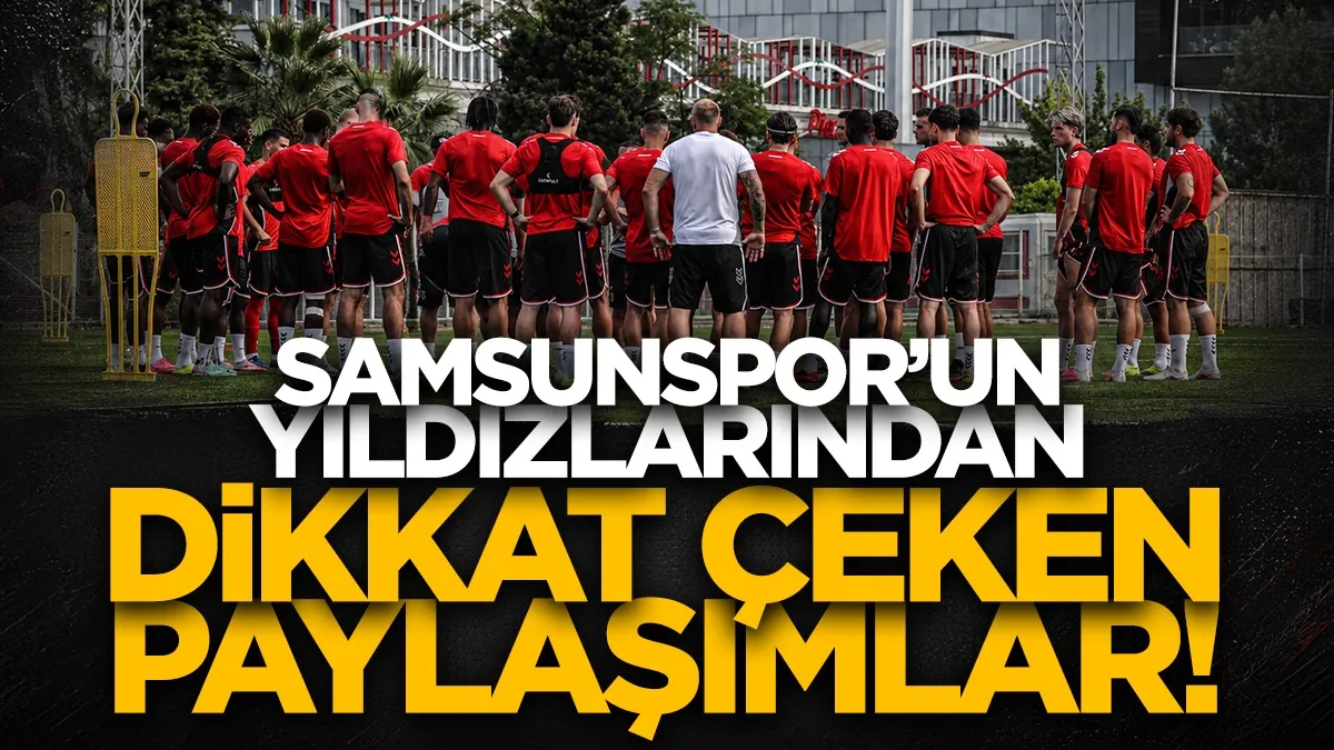 Samsunspor’un yıldızları Marius  Mouandilmadji ve  Antoine Makoumbou’dan yeni sezon mesajı