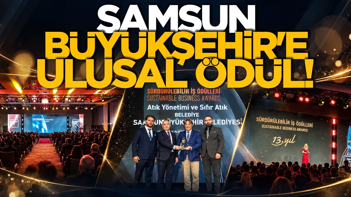 Samsun’un sıfır atık projesine ulusal ödül