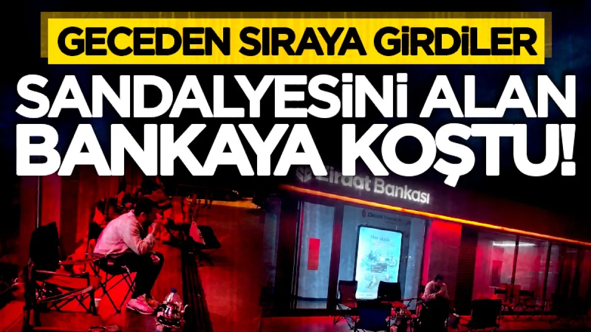 Sandalyesini alan bankaya koştu, geceden sıraya girdi! TOKİ'nin 20 bin konut satışı başladı