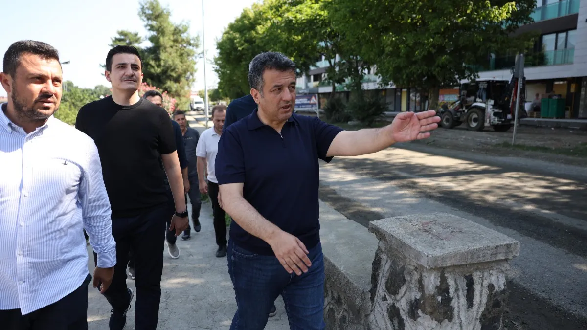 SBB Başkanı Halit Doğan, Çarşamba’daki çalışmaları inceledi