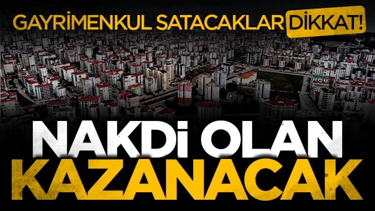 SEBO Gayrimenkul Sahibi Sebahattin Gülçiçek'ten kritik uyarı: "Nakdi olan kazanacak"