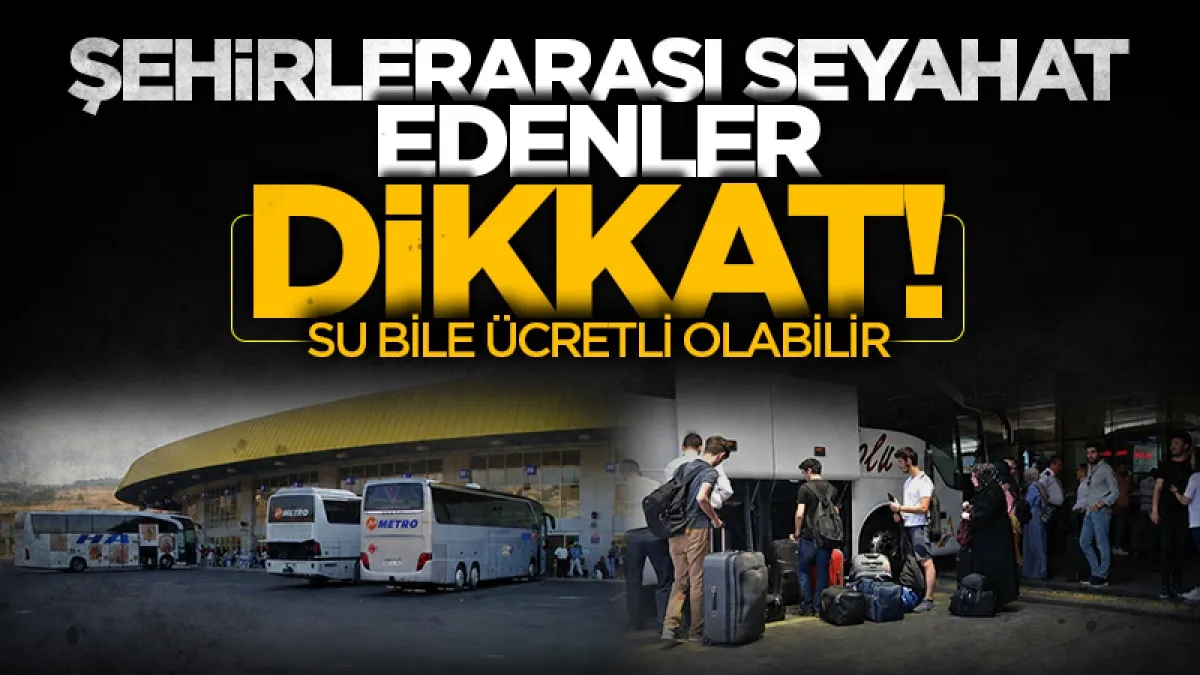 Şehirlerarası otobüslerde ikram dönemi değişiyor: Su bile ücretli olabilir