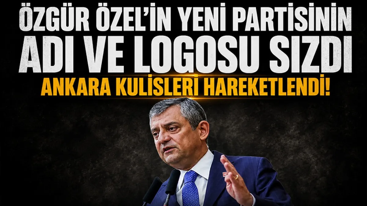 Siyasette sıcak saatler: Özgür Özel'in kuracağı iddia edilen partinin ismi ve logosu sızdı