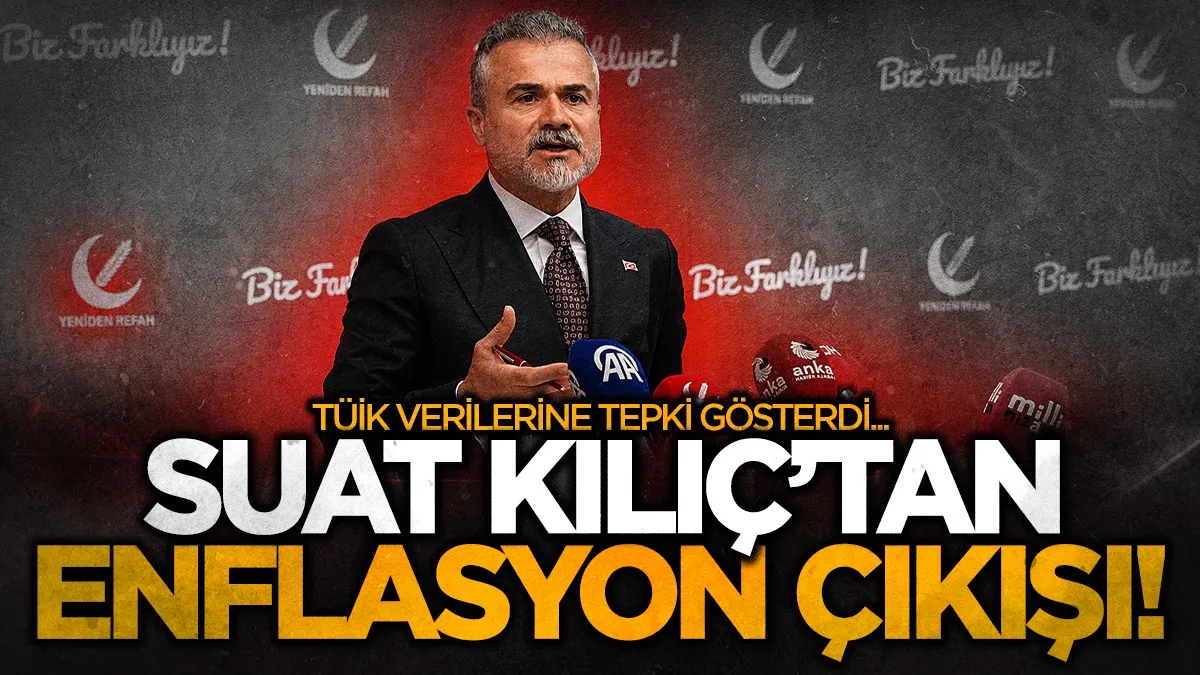 Suat Kılıç’tan enflasyon çıkışı: Rakam oyunlarıyla ekonomi düzelmez