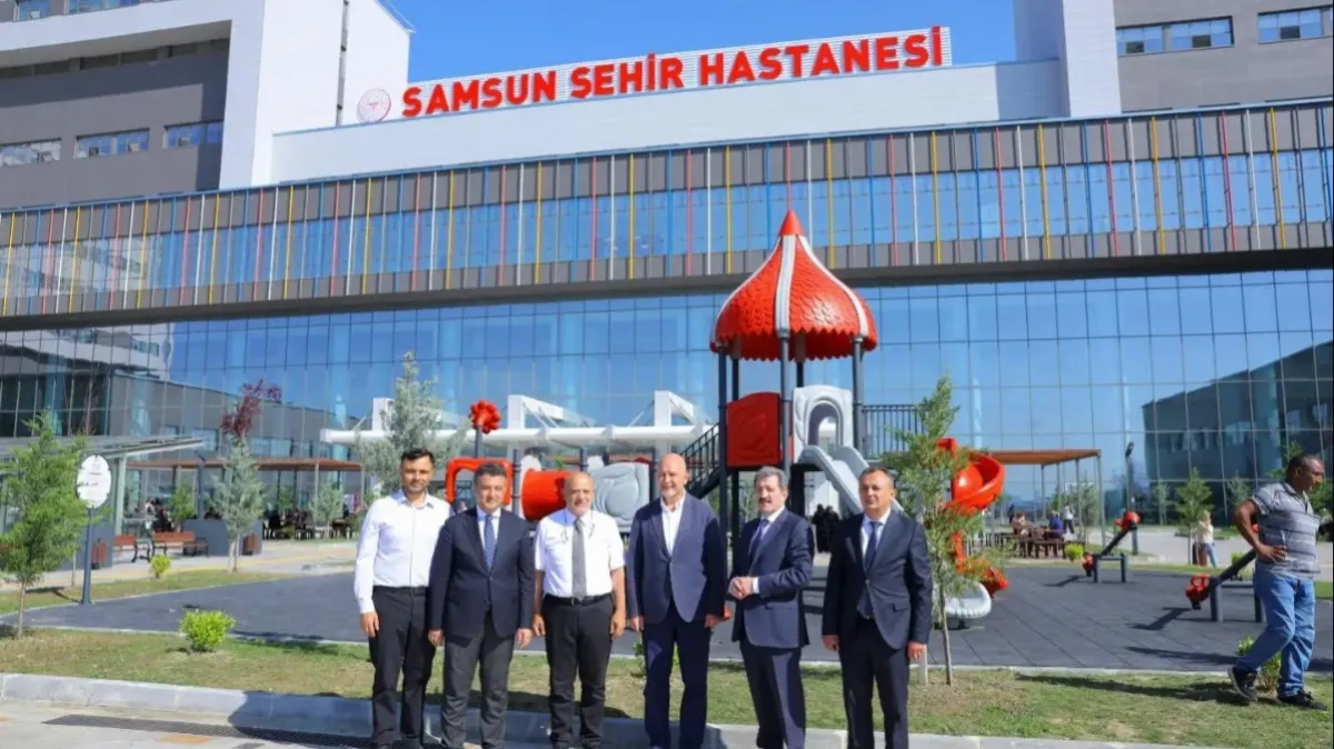 Süleyman Soylu’dan Samsun Şehir Hastanesi’ne ziyaret