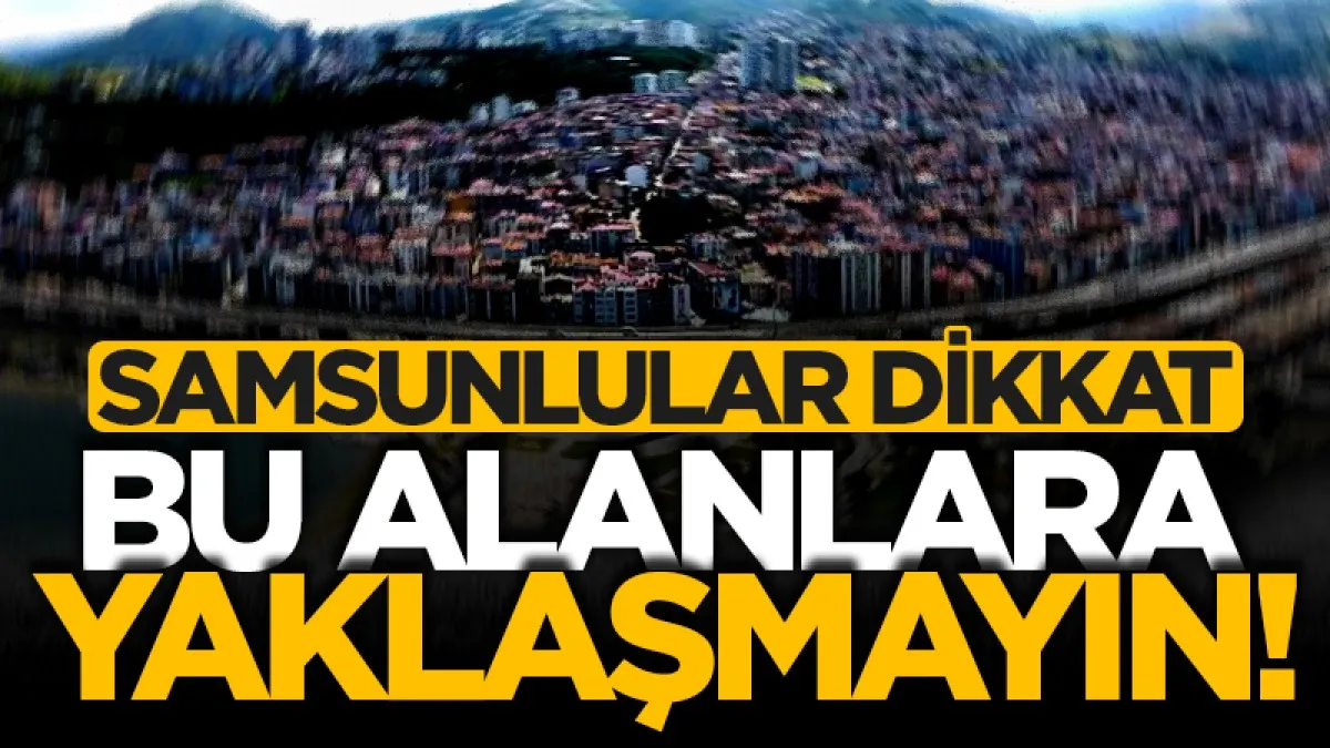 TCDD’den Samsun güzergahı için hayati uyarı: 15 gün boyunca bu alanlara yaklaşmayın!