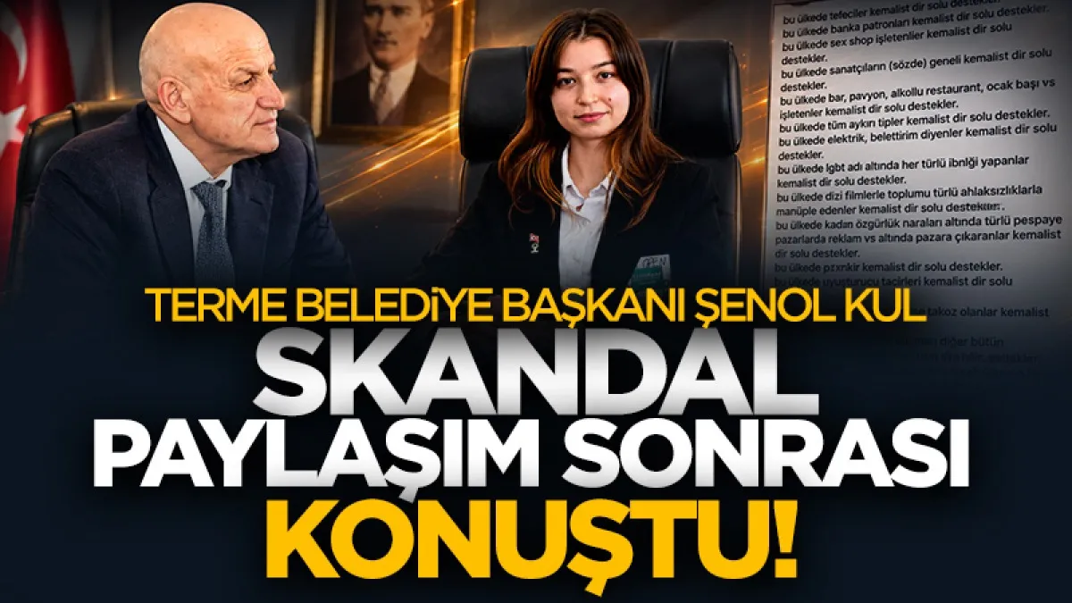 Terme Belediye Başkanı Şenol Kul'dan Rümeysa Eker açıklaması