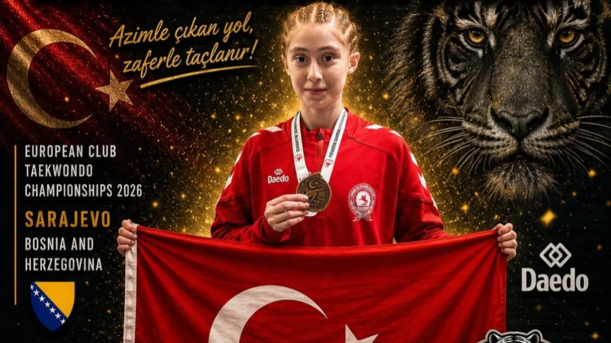 Termeli milli taekwondocu Avrupa 3.'sü oldu