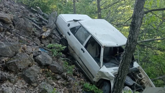 Tokat'ta feci kaza: Otomobil uçuruma yuvarlandı, 1 ölü