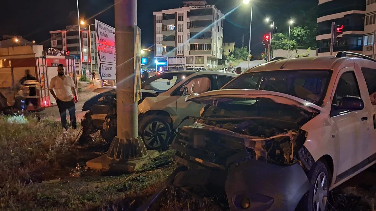 Tokat’ta zincirleme kaza: 5 yaralı