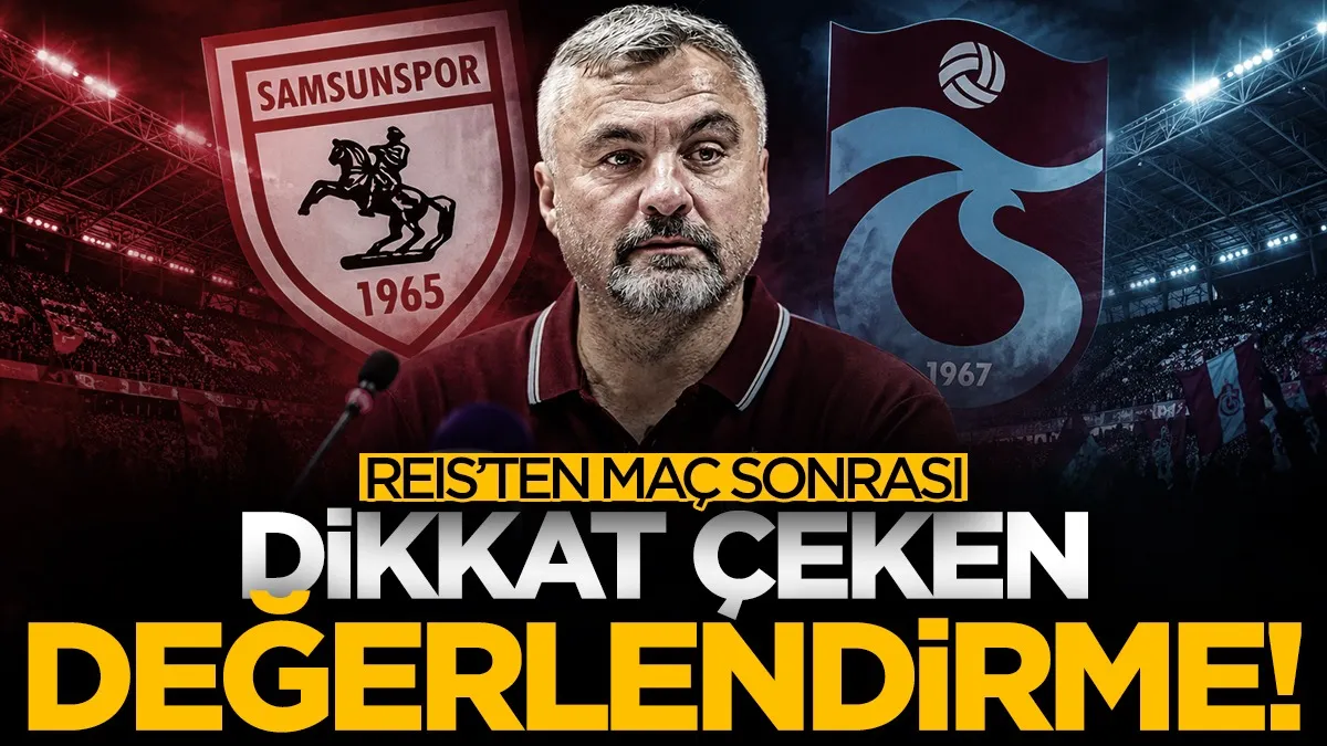 Trabzonspor'un hocası Thomas Reis'ten dikkat çeken Samsunspor değerlendirmesi