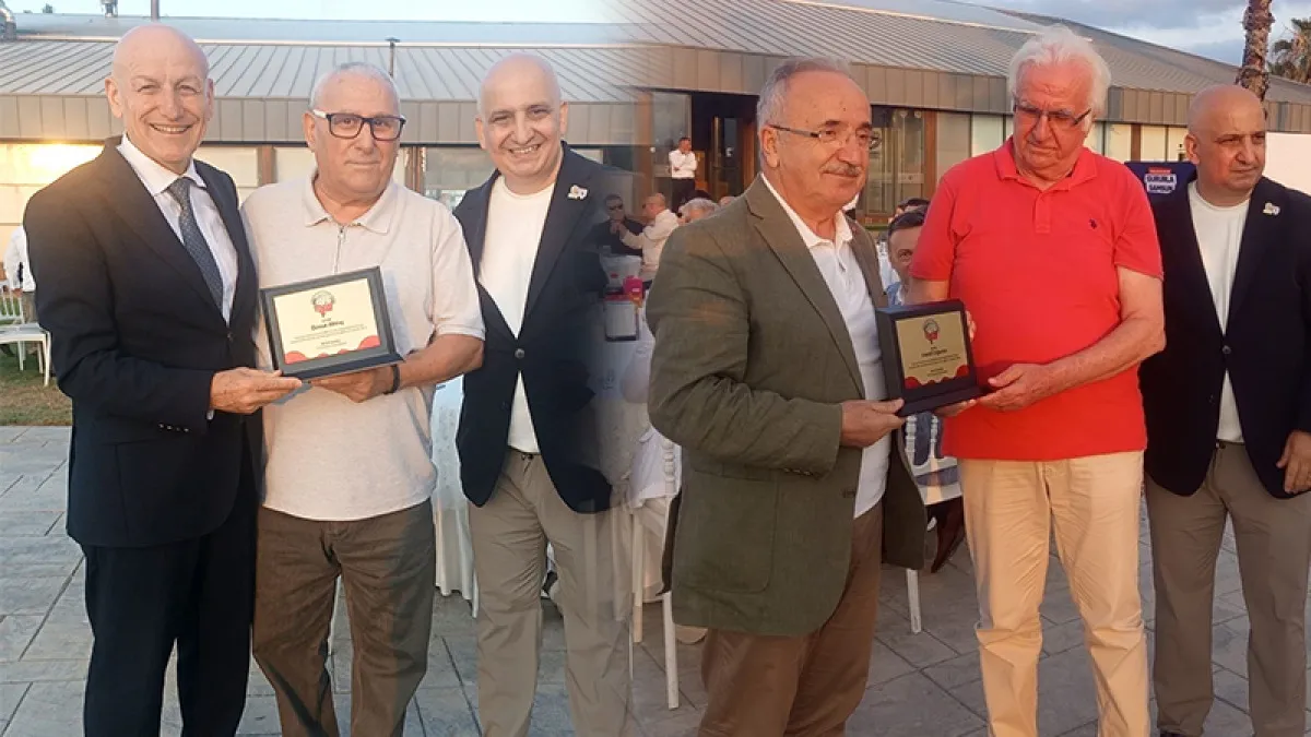 TSYD Samsun gecesinden çifte gurur: Davut Aktaş ve Cemil Ciğerim'e plaket!