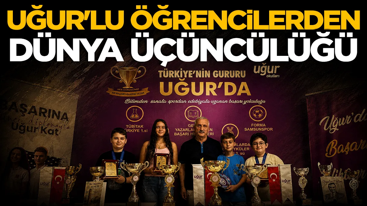 Uğur'lu öğrencilerden Vietnam'da Dünya 3.'lüğü