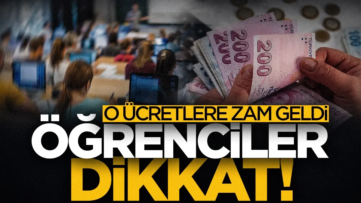 Üniversite harçlarına zam geldi! İşte yeni ücretler