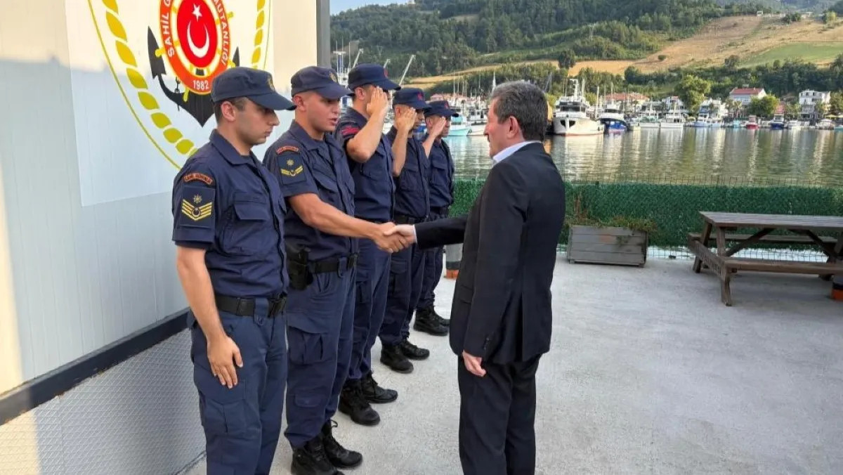 Vali Orhan Tavlı’dan Sahil Güvenlik Yakakent Timi’ne ziyaret