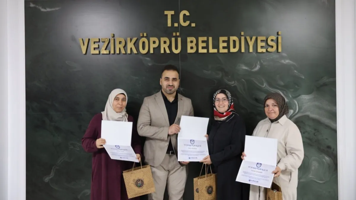 Vezirköprü Belediye Başkanı Gül'den belgeli teşekkür