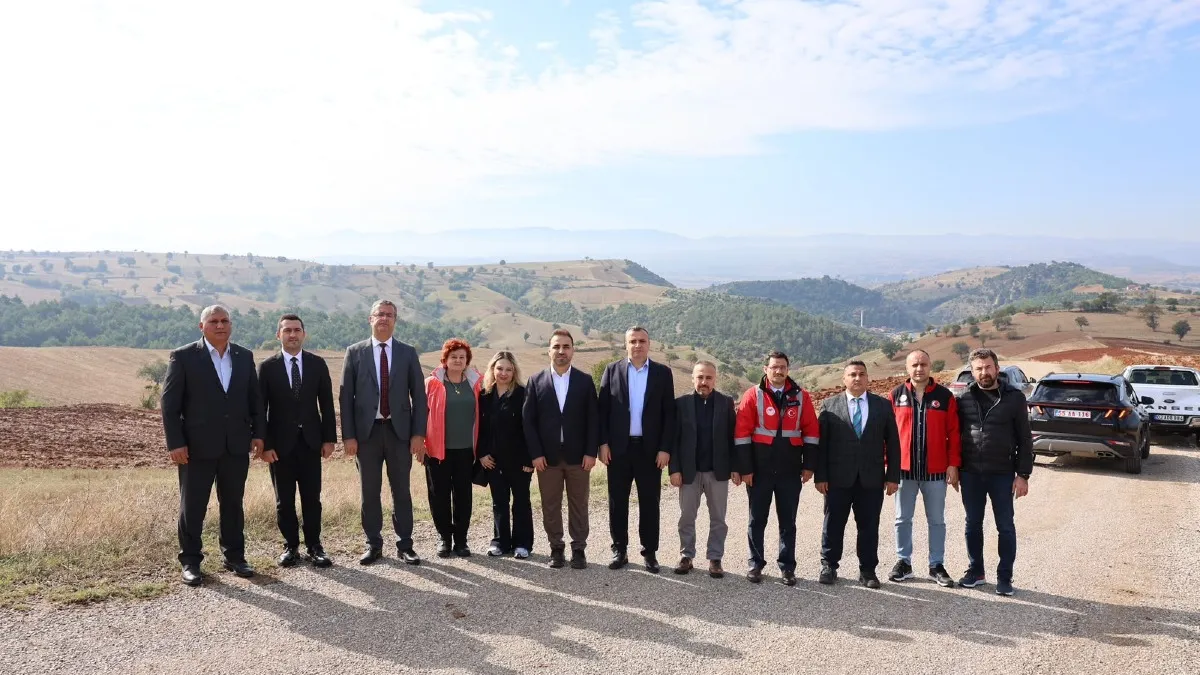 Vezirköprü'de Besi OTB için saha incelemesi