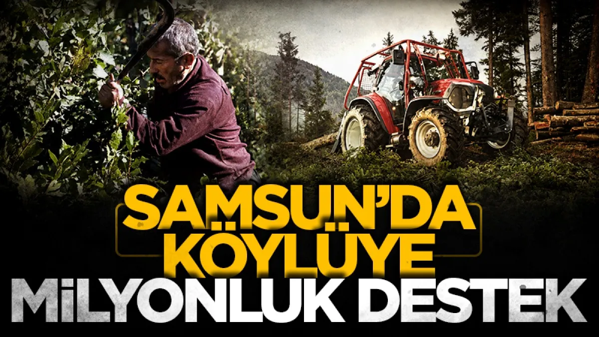 Vezirköprü’de orman köylüsüne milyonluk destek