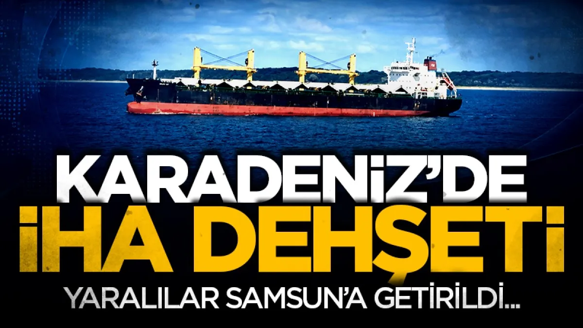 Vurulan Türk gemisindeki yaralılar Samsun’a geldi