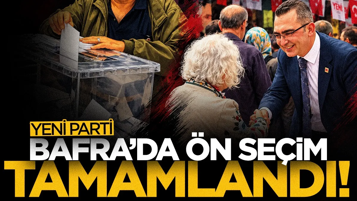 YENİ Parti Bafra’da sandık kuruldu: Serkan Dönüm üyelerin oyunu aldı