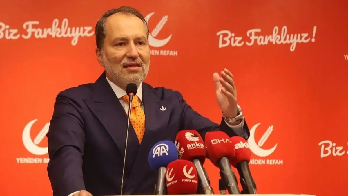 Yeniden Refah Partisi’nin çerçeve yasa kararı belli oldu
